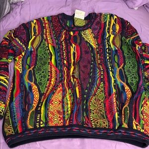 COOGI Vibrant Multicolor Crewneck Sweater
